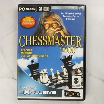 A Chessmaster 9000 PC-s videójáték tokjának előlapja