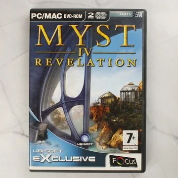 A Myst IV: Revelation videójáték tokjának előlapja