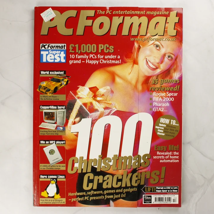 PC Format magazin 1999 karácsony borító A PC Format magazin 1999. karácsonyi számának piros borítója