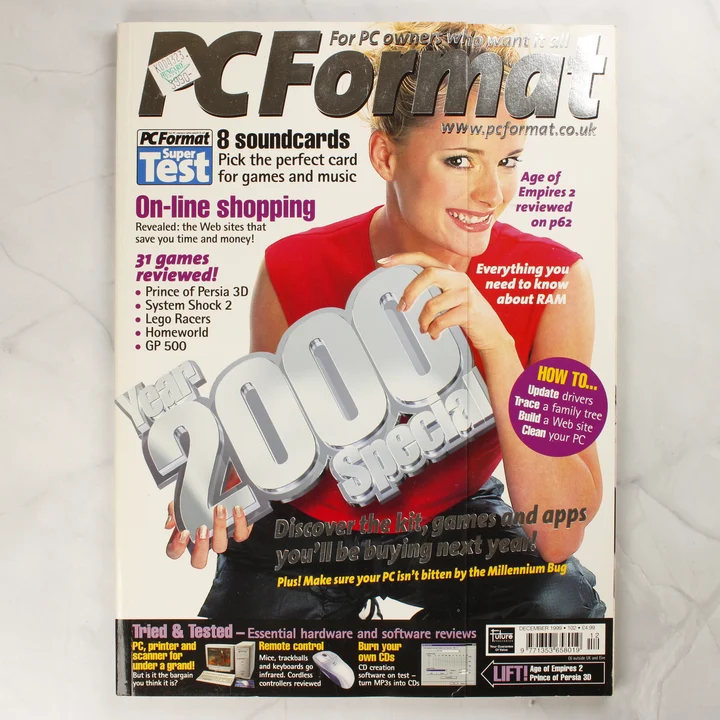 PC Format magazin címlap A PC Format magazin 1999. decemberi számának címlapja
