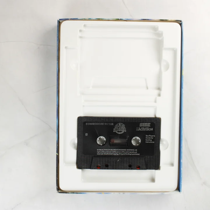 After Burner C64 kazetta és belső tálca After Burner Commodore 64 kazetta a belső műanyag tálcában