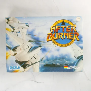 After Burner Commodore 64 videójáték dobozának előlapja