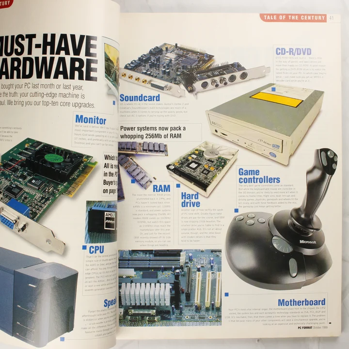 PC Format magazin belső hardver oldal A PC Format magazin belső oldala számítógépes hardverek bemutatójával