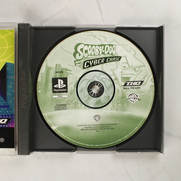 Scooby-Doo and the Cyber Chase PlayStation játéklemez a tokban