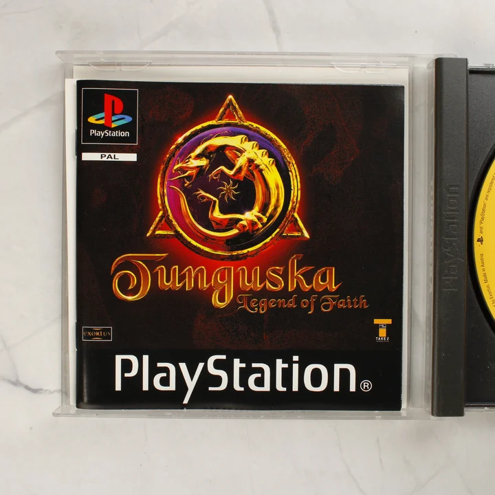 Tunguska: Legend of Faith PS1 kézikönyv Tunguska: Legend of Faith PlayStation játék kézikönyv előlapja