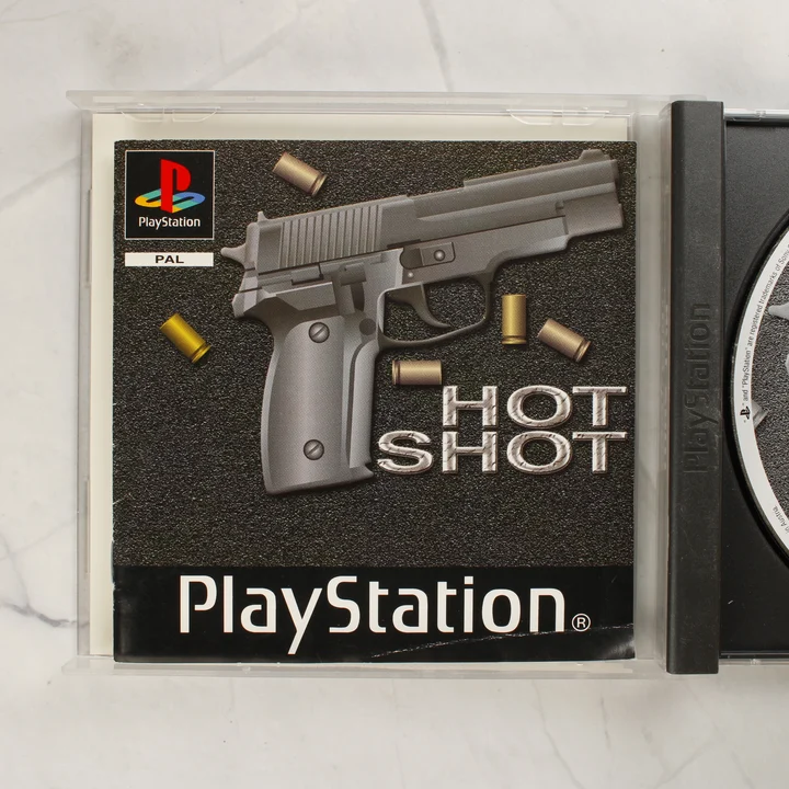 Hot Shot PS1 kézikönyv A Hot Shot PlayStation játék kiskönyve