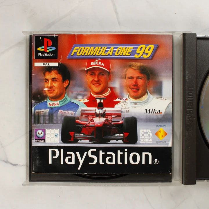 Formula One 99 PlayStation játék kézikönyv borítója
