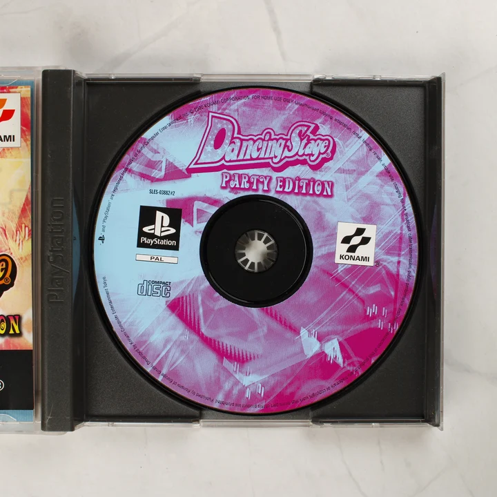 Dancing Stage Party Edition CD lemez A Dancing Stage Party Edition PlayStation játéklemez a tokban