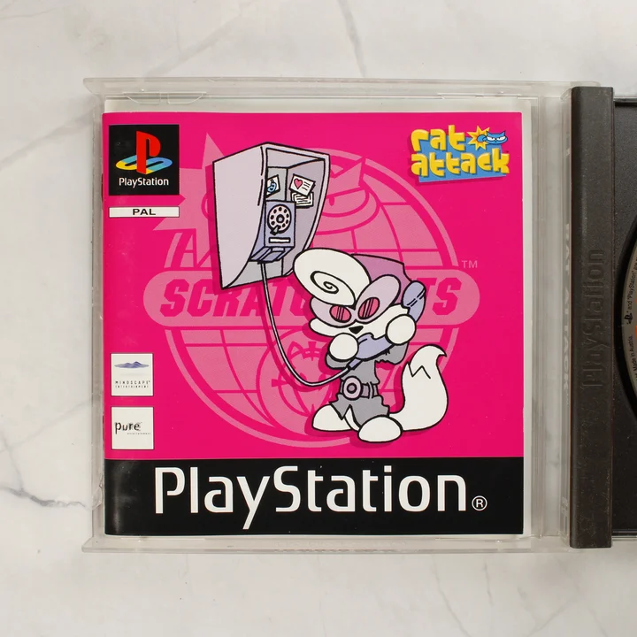 Rat Attack PS1 kiskönyv Rat Attack PlayStation játék használati útmutató