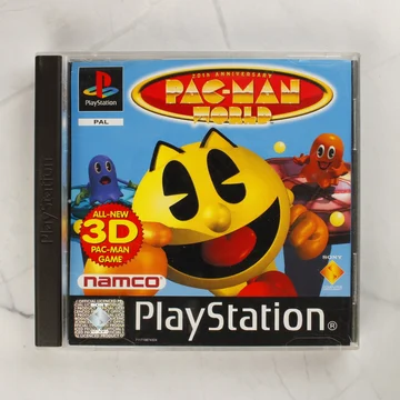 Pac-Man World PlayStation 1 játék tokjának előlapja a borítóval