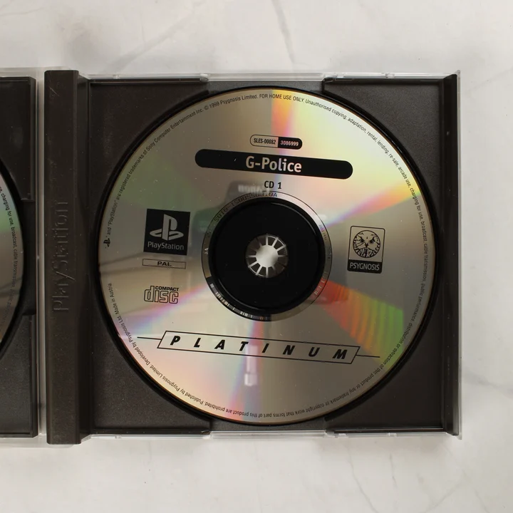 G-Police PlayStation Platinum első lemez