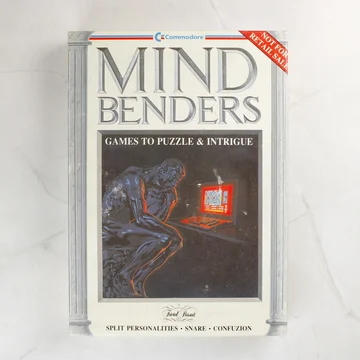 Mind Benders Commodore 64 játékgyűjtemény dobozának eleje