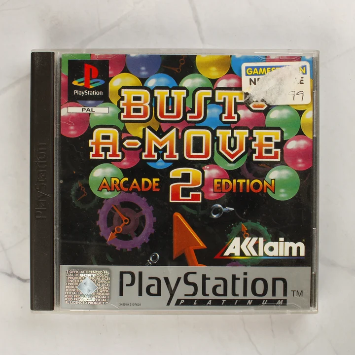 Bust-A-Move 2 Arcade Edition PlayStation 1 játék tok elölnézetből