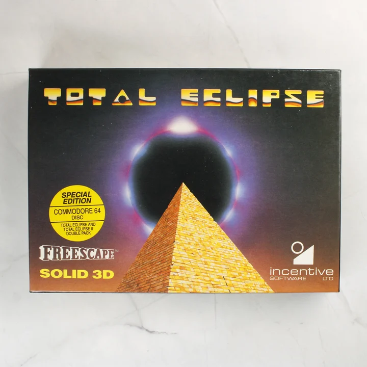 Total Eclipse Special Edition Commodore 64 játékdoboz elölnézete