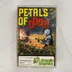 A Petals of Doom videójáték előlapi borítója a műanyag tokban, Commodore 16 és Plus 4 platformra