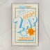 Mega Zap videójáték kazetta tokban, elölnézetből