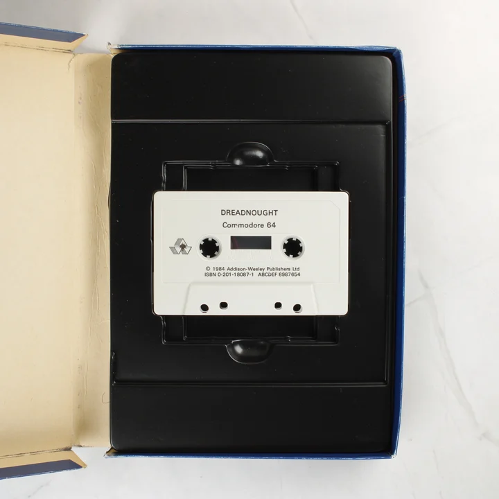 Dreadnought C64 kazetta Dreadnought Commodore 64 kazetta a dobozban