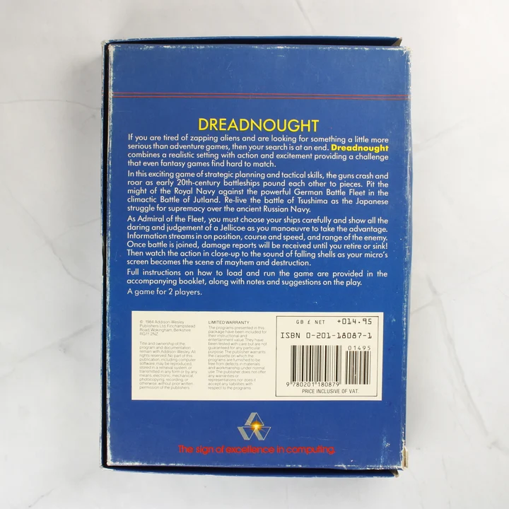 Dreadnought doboz hátoldal Dreadnought játékdoboz hátoldala vonalkóddal