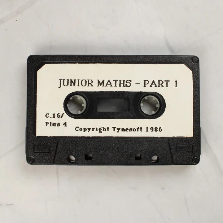 Junior Maths Part 1 magnókazetta Commodore 16 és Plus 4 gépekhez