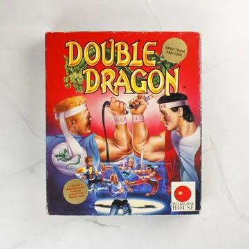 Double Dragon ZX Spectrum játék dobozának előlapja