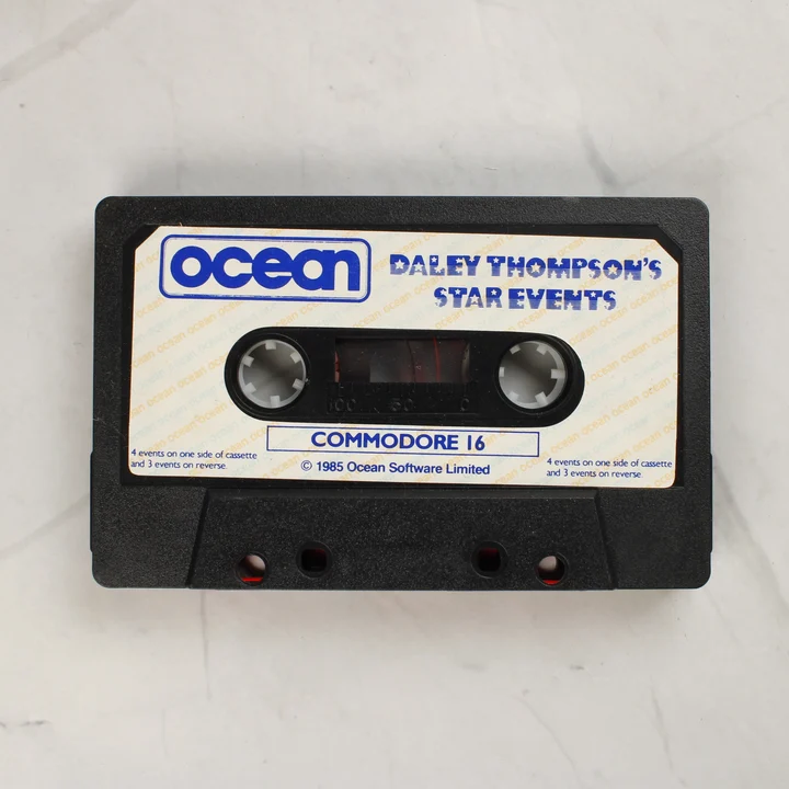 Daley Thompson's Star Events Commodore 16 adathordozó kazetta