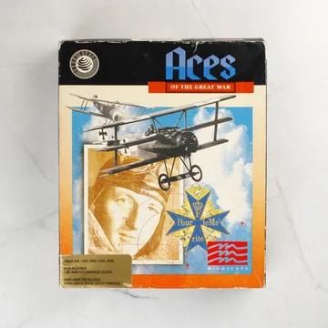 Blue Max: Aces of the Great War Amiga játék dobozának eleje