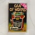 Can of Worms Commodore 16 játék kazetta tokban, elölnézetből