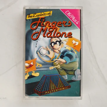 The Exploits of Fingers Malone Commodore 16 játék kazettás tokja elölről