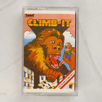 Climb-It videójáték Commodore 16 és Plus/4 platformra, eredeti műanyag tokban, színes borítóval