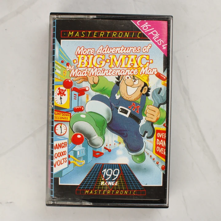 A More Adventures of Big-Mac videójáték tokjának előlapja a színes borítóval