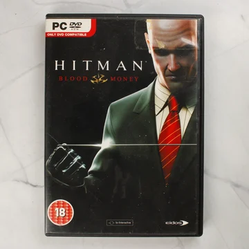 Hitman: Blood Money PC videójáték dobozának előlapja