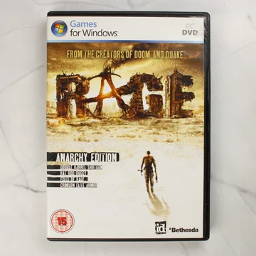 RAGE Anarchy Edition Games for Windows PC videójáték dobozának előlapja