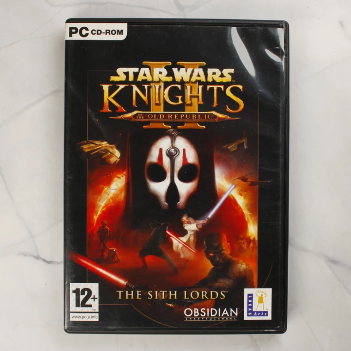 Star Wars Knights of the Old Republic II PC videójáték fekete tokban