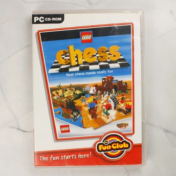 LEGO Chess PC videójáték elülső borítója műanyag tokban