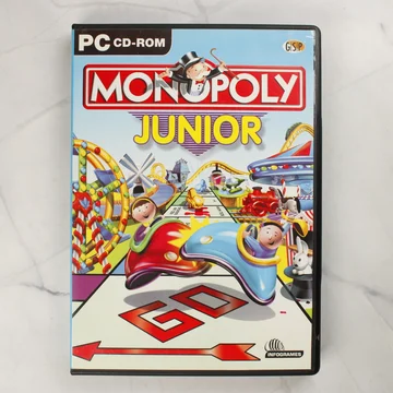Monopoly Junior PC CD-ROM videójáték tokjának előlapja