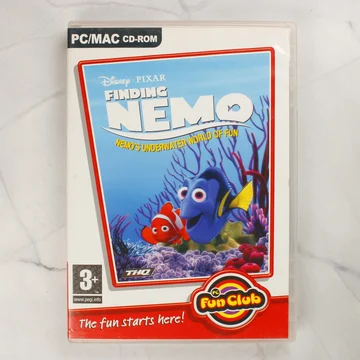 Finding Nemo: Nemo's Underwater World of Fun PC/Mac videójáték előlapja műanyag tokban