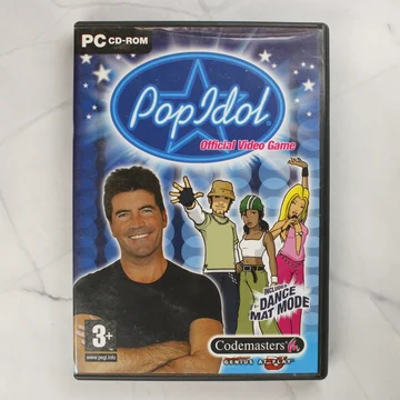 Pop Idol Official Video Game PC CD-ROM tok elülső borítója
