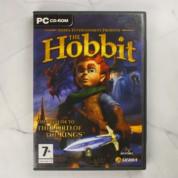 The Hobbit PC CD-ROM videójáték eredeti dobozának előlapja