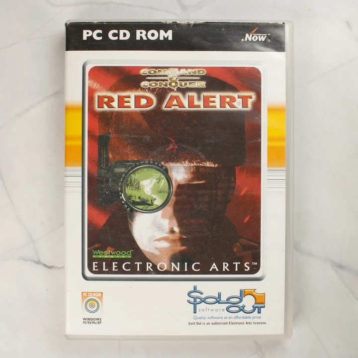 Command & Conquer Red Alert PC videójáték dobozának előlapja