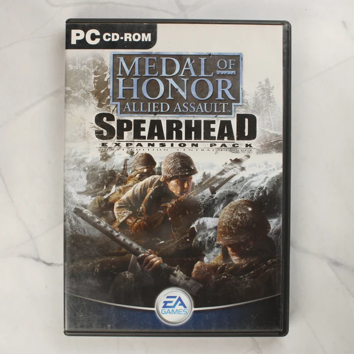 Medal of Honor Allied Assault Spearhead PC videójáték dobozának előlapja