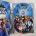 Nyitott City of Heroes doboz a két CD-vel és a Quick Start Manual füzettel