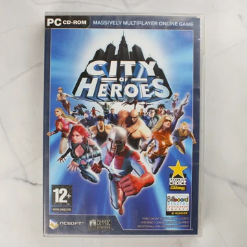 City of Heroes PC CD-ROM videójáték doboza