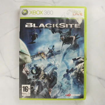 BlackSite Xbox 360 videójáték dobozának előlapja