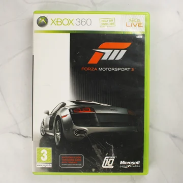 Forza Motorsport 3 Xbox 360 videójáték előlapi borítója