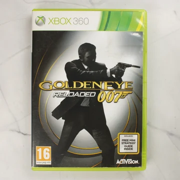 GoldenEye 007: Reloaded Xbox 360 videójáték tokja elölről