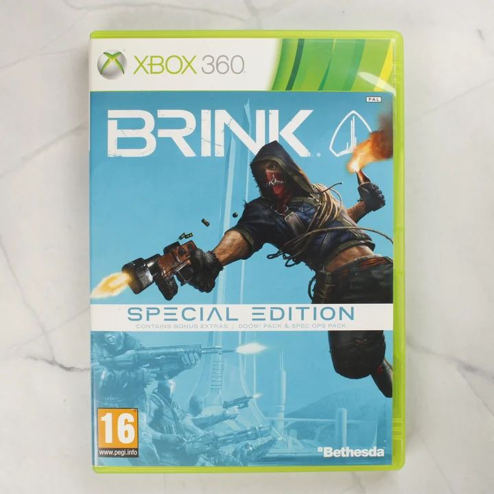 Brink Special Edition Xbox 360 videójáték tokja szemből