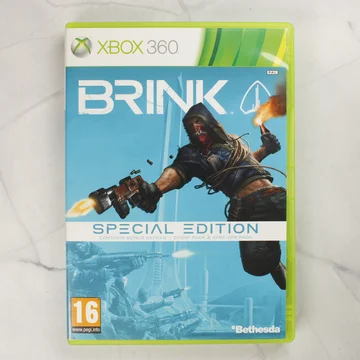 Brink Special Edition Xbox 360 videójáték tokja szemből