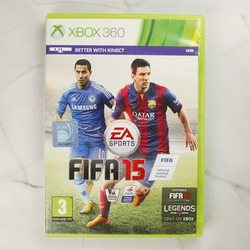 FIFA 15 Xbox 360 videójáték előlapi borítója