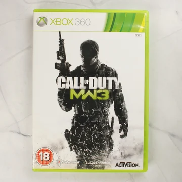 Call of Duty Modern Warfare 3 Xbox 360 videójáték tokja elölről