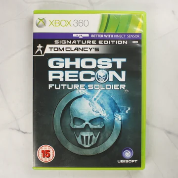 Tom Clancy's Ghost Recon Future Soldier Signature Edition Xbox 360 videójáték tokja elölről